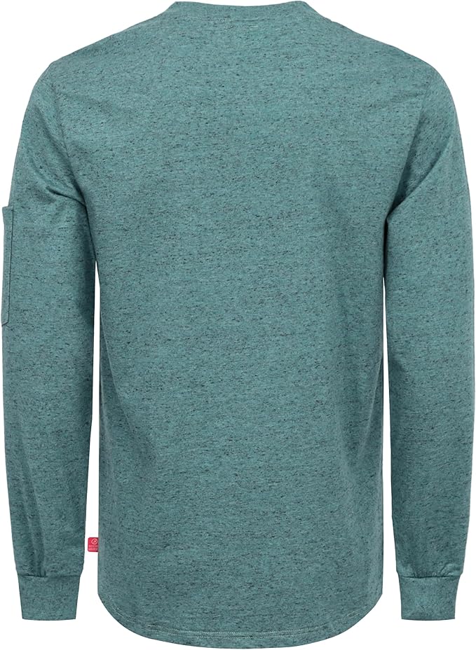 TICOMELA FR Shirts for Men Heather Series 6oz Flame Resistant T Shirt NFPA2112 CAT2 Fire Retardant Henley Shirts