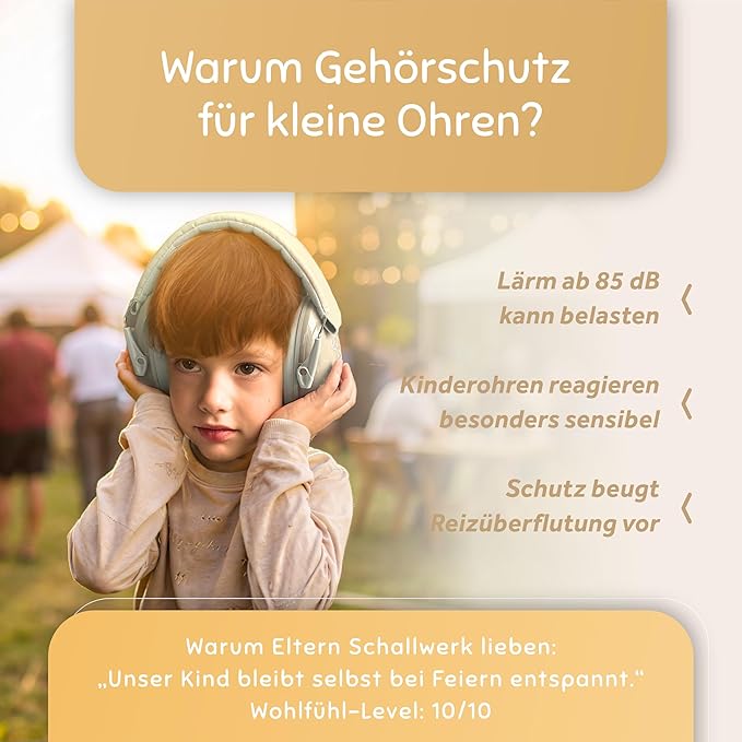 Schallwerk ® Noise Protection Headphones for Kids – Ear Protection for Kids, Toddlers, and Babies