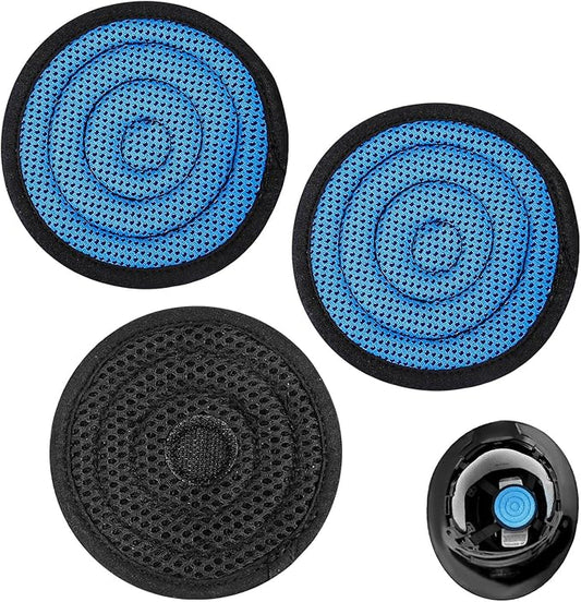 Hard Hat Top Pad Replacement, Washable Hard Hat Cooling Inserts/Liner/Sweatband, Sweat Pad Suspension Cushion Accessorie, Blue, 3 PCS