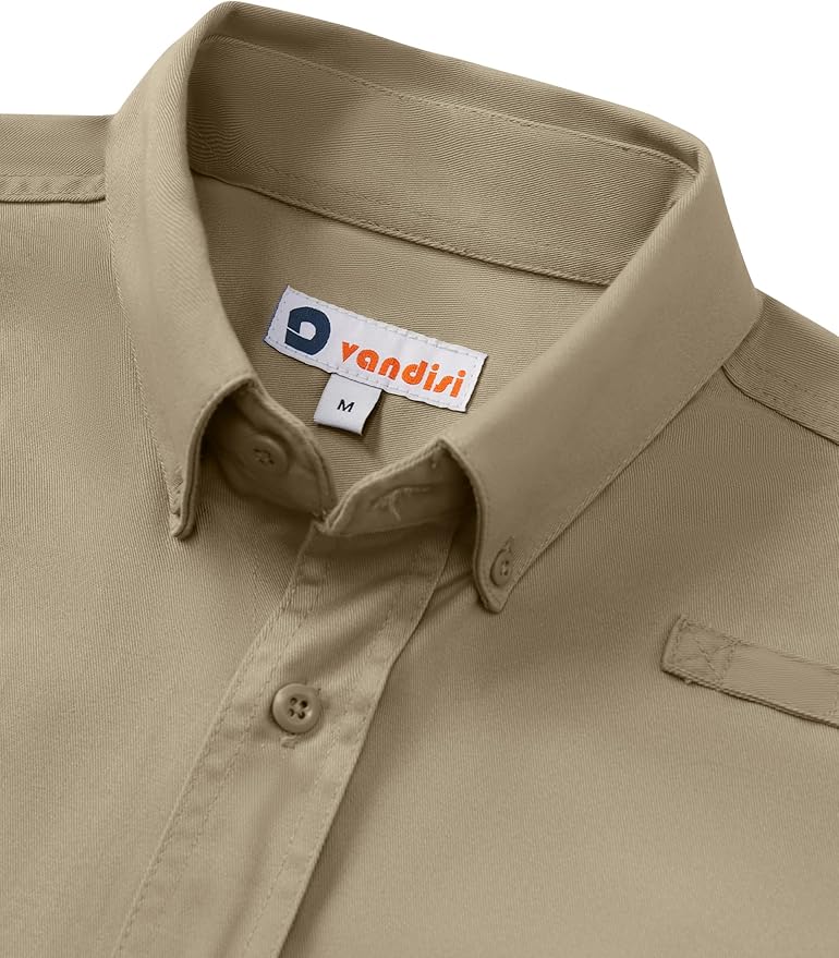 Welding Shirts for Men 7.5oz 100% Cotton Flame Resistant Fr Shirts NFPA2112 Men's Fire Retardant Welding Shirts