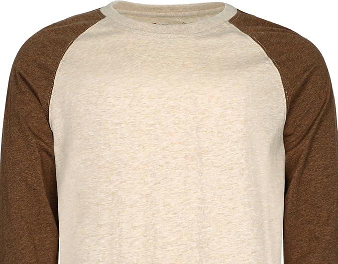 BOCOMAL FR Shirts Two-Tone Crew for Summer 4oz EX Lightweight Flame Resistant Long Sleeve Work T-Shirt Base Layer