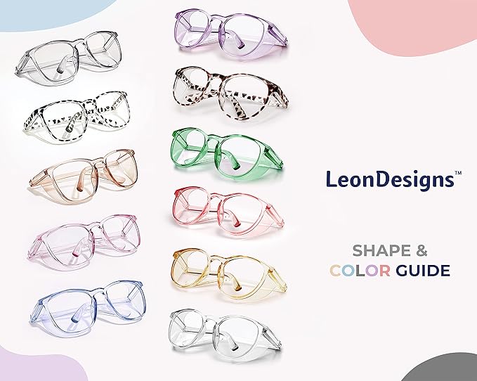 Safety Glasses Anti-Fog Goggles Z87.1 Blue Light Blocking Anti-Dust UV Protection Glasses For Men Women (Square White+coffee1)