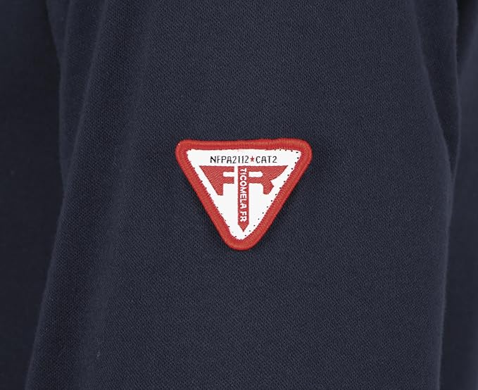 TICOMELA FR T Shirt Flame Resistant Shirt 5.5oz 100% Cotton Light Weight Workwear Men's Long Sleeve Henley Shirts