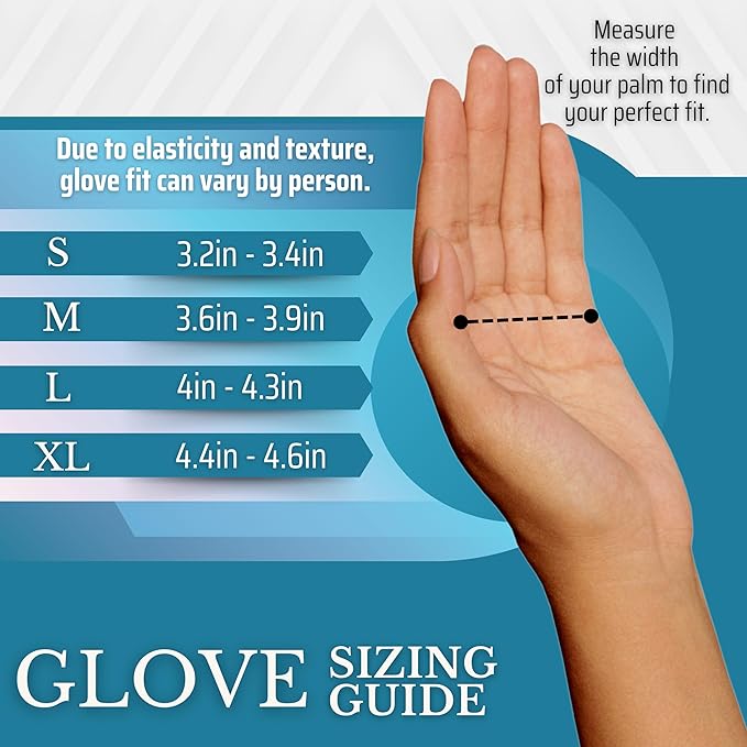 Black Disposable Gloves, Black Vinyl Gloves, 4.5-Mil, Latex Free, Powder Free for Cooking, Cleaning & Food Prep