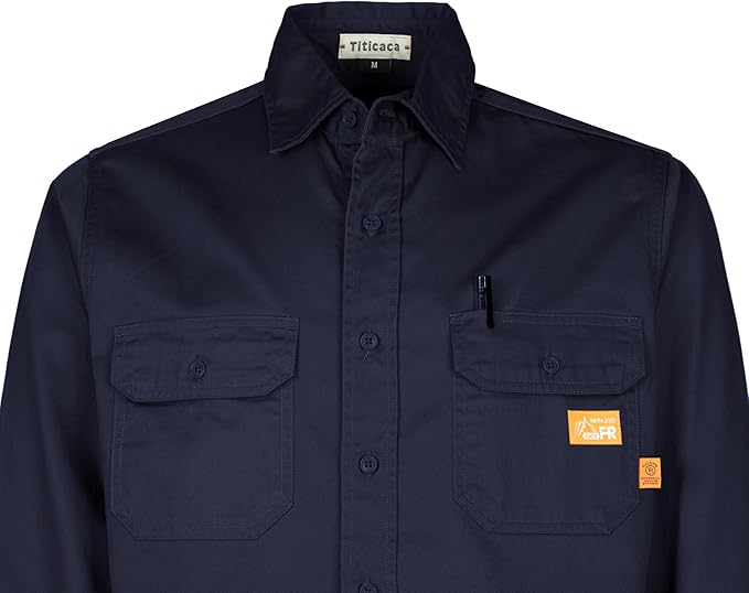 Titicaca FR Shirt Flame Resistant Work Shirt Men's Cotton 7.5oz Welding Shirt