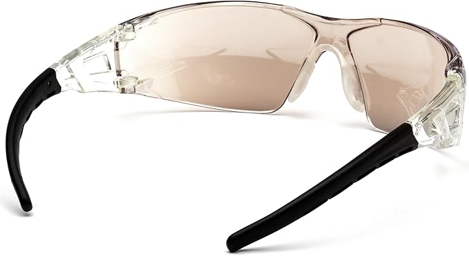 Pyramex Fyxate Safety Glasses, Indoor/Outdoor Mirror Lens