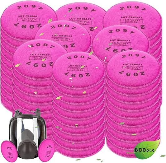 800PCS(400Pack) 2097 Particulate Filter,2097 Filter Installed on Filter Retainer Replacement for 6000 6200 6800 7000 FF-4