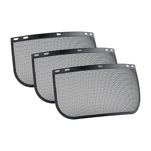 Blue Eagle Faceshield Replacement Visors (FC49M) | Steel Wire Mesh | 3 PCS