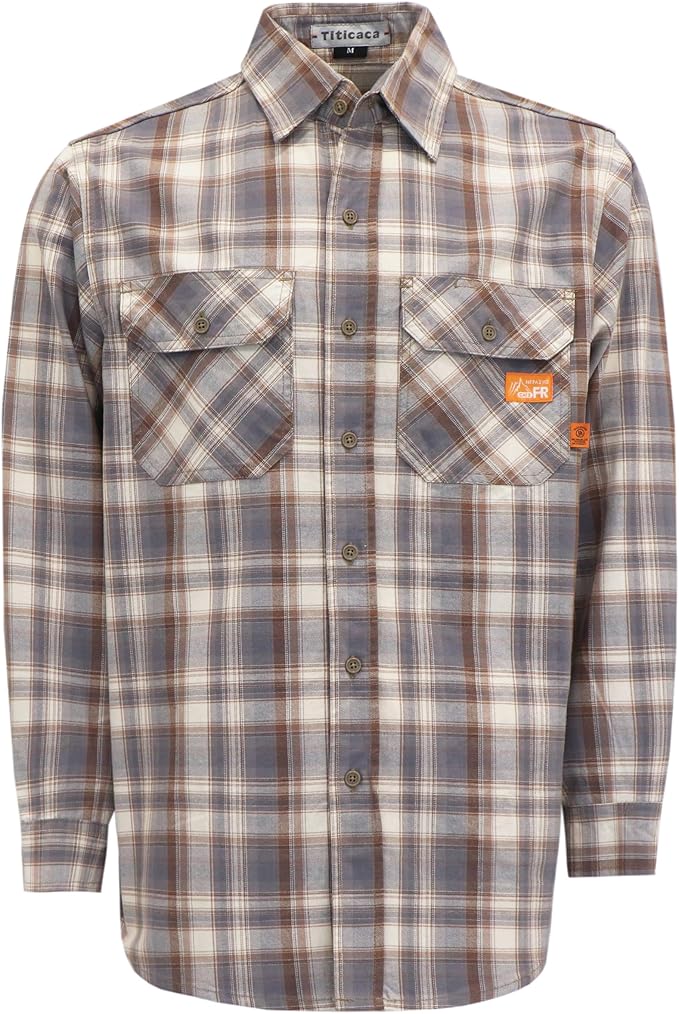 Titicaca FR Shirt Flame Resistant Work Shirt Men's Cotton 7.5oz Welding Shirt
