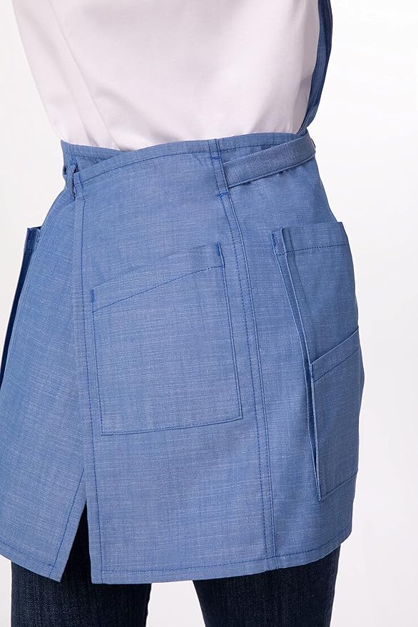 Chef Works Unisex Medford Short Bib Apron