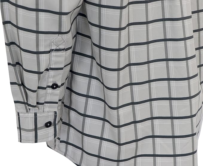 TICOMELA FR Shirt for Men Flame Resistant Shirts 6.5oz Light Weight Plaid Men's Fire Retardant Shirts