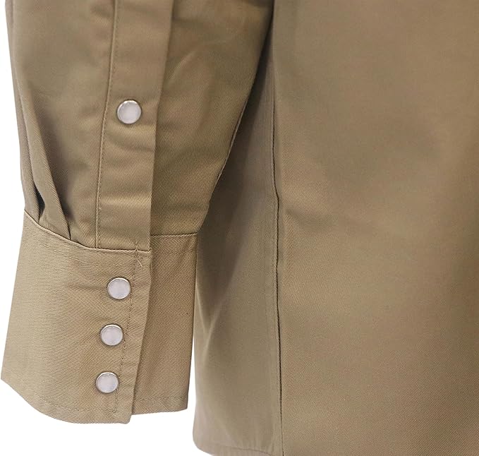 TICOMELA FR Shirts for Men Flame Resistant/Fire Retardant Shirt NFPA2112 7.5oz Men's Welding Shirt