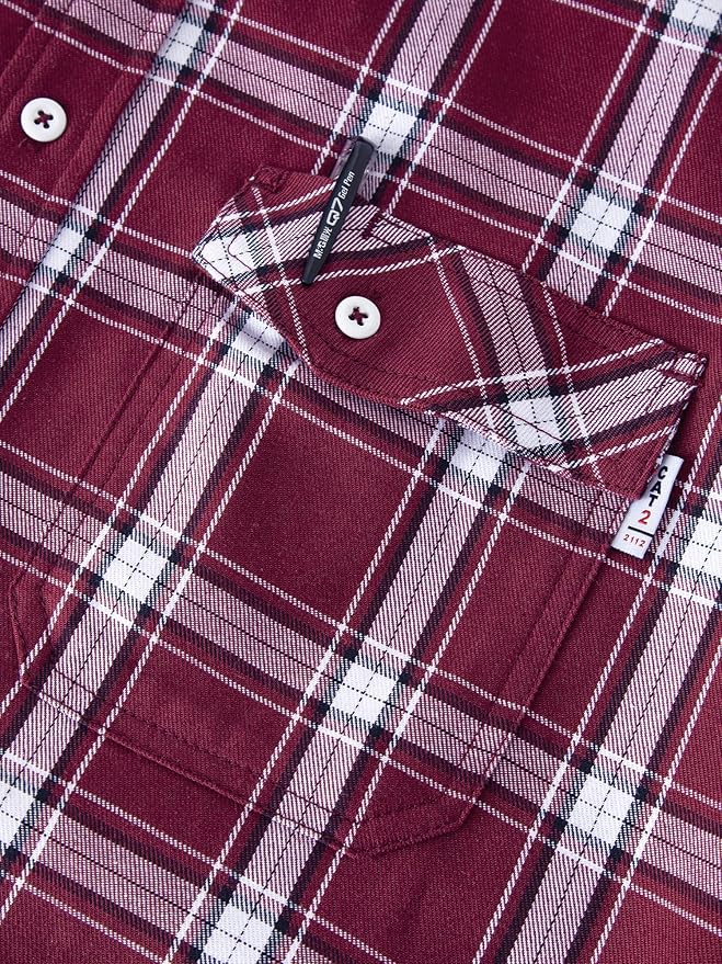 Welding Shirts for Men 7.5oz 100% Cotton Flame Resistant Fr Shirts NFPA2112 Men's Fire Retardant Welding Shirts