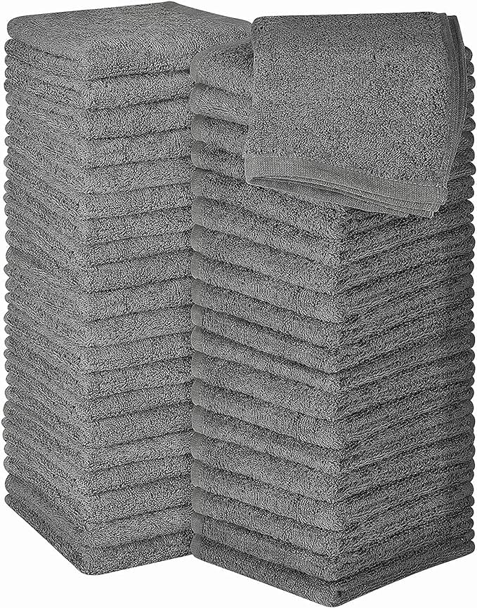 Simpli-Magic Cotton Cleaning Cloths, Pack of 48, 12” x 12”