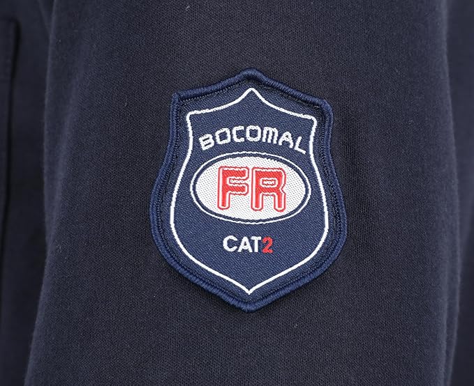 BOCOMAL FR Shirts Lightweight Classic Crew Long Sleeve Fire Resistant Shirt CAT2