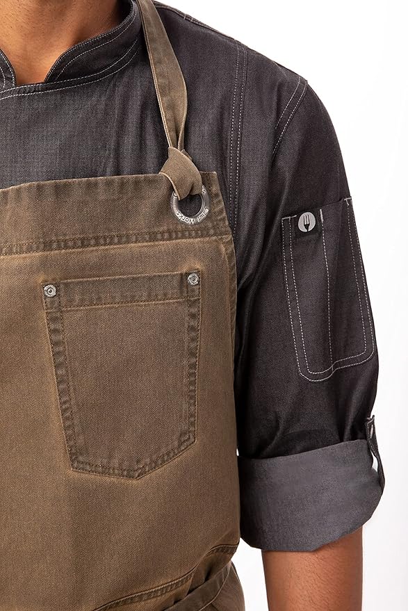 Chef Works Unisex Dorset Chefs Bib Apron