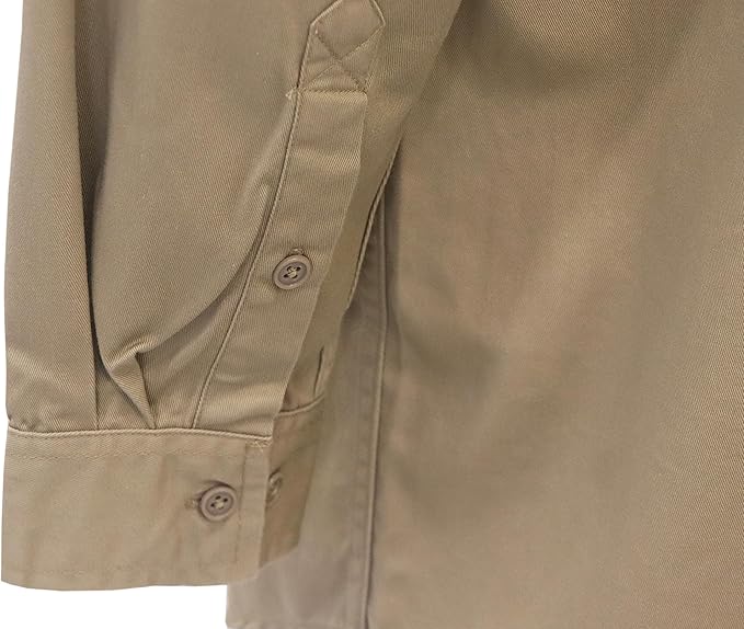 TICOMELA FR Shirts for Men Flame Resistant/Fire Retardant Shirt NFPA2112 7.5oz Men's Welding Shirt