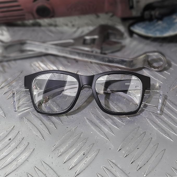 UKNOW Safety Glasses - Anti Fog Lenses - Eye Protection with Side Shields - ANSI Z87.1 Protective Eyewear - UV Protection