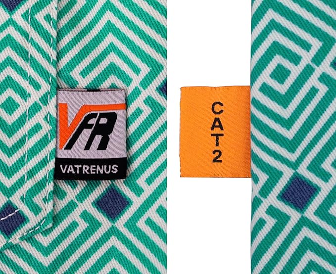 VATRENUS FR Shirts for Summer Pearl Snaps Breathable Vented Mesh Back and Underarm Lightweight Flame Resistant Welding Shirt