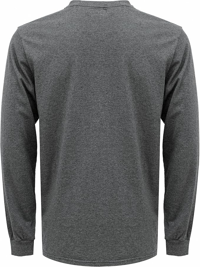 BOCOMAL FR Shirts Lightweight Classic Crew Long Sleeve Fire Resistant Shirt CAT2