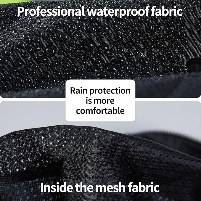 SRsafety High Visibility Rain Gear, Class 3 High Visibility Work Rain Gear for Men, Construction Rain Suits