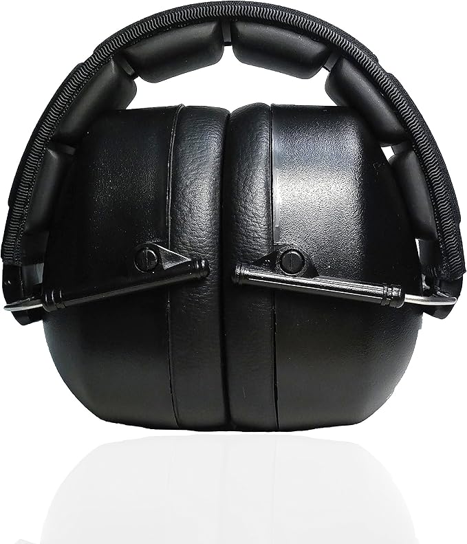 DECIBEL DEFENSE Professional Safety Ear Muffs 37dB NRR - The HIGHEST Rated & MOST COMFORTABLE Ear Protection for Shooting & Industrial Use - THE BEST HEARING PROTECTION GUARANTEED (EXTRA LARGE)