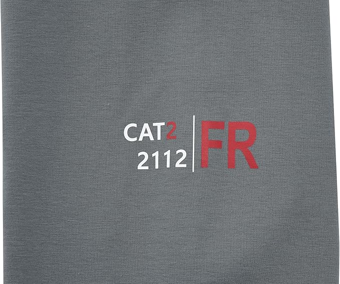 WORKWEYA FR Hooded Shirts 6OZ Lightweight FR Shirts for Men Thumb Hole Stretch NFPA2112 CAT2 Flame Resistant Hoodies