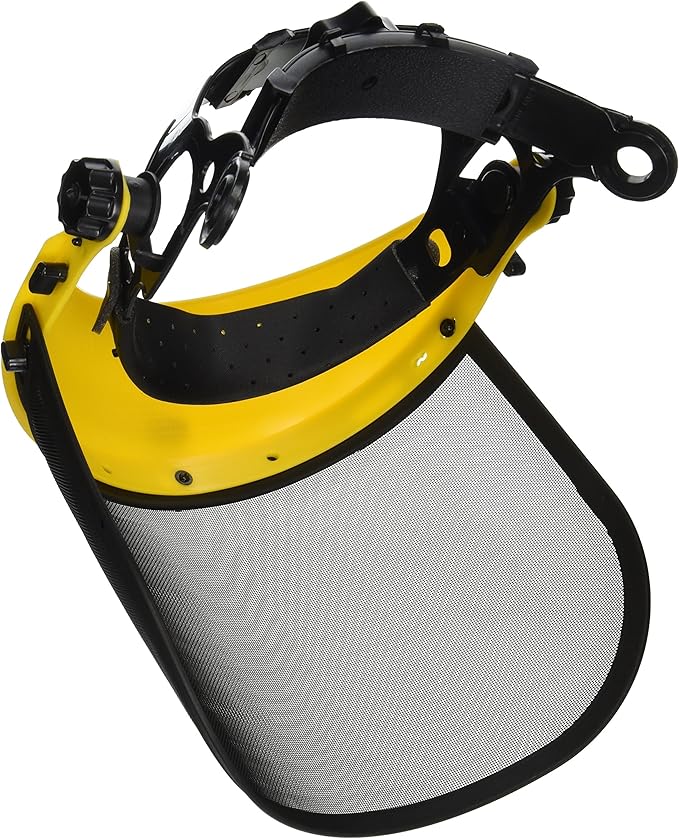 Zenport FS825-10PK Adjustable Wire Mesh Visor Face Shield Protective Face Wear44; Box of 10