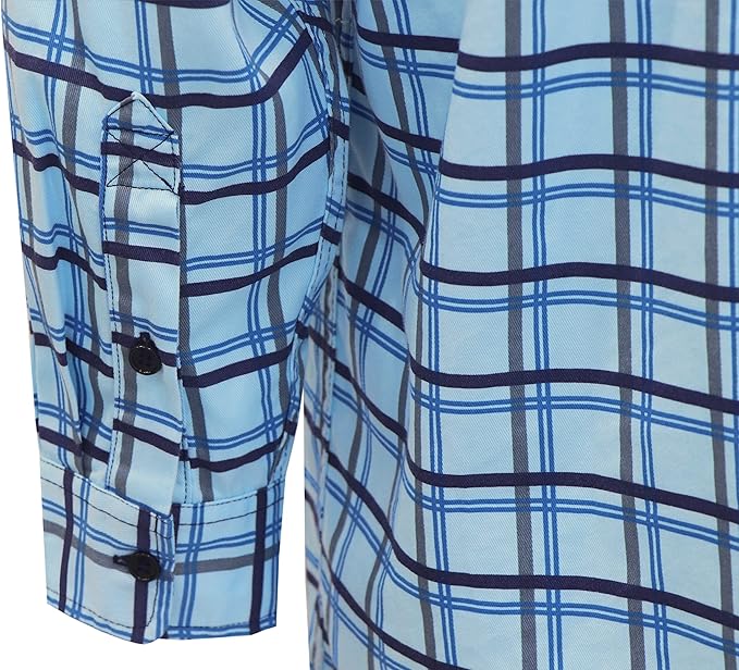 TICOMELA FR Shirt for Men Flame Resistant Shirts 6.5oz Light Weight Plaid Men's Fire Retardant Shirts