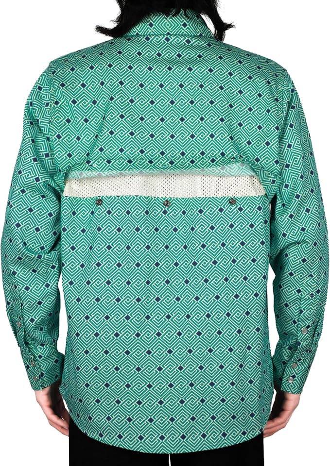 VATRENUS FR Shirts for Summer Pearl Snaps Breathable Vented Mesh Back and Underarm Lightweight Flame Resistant Welding Shirt