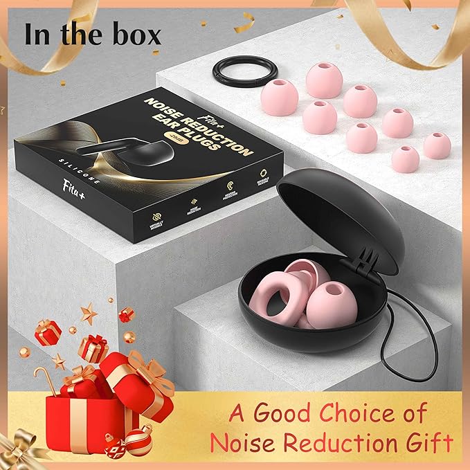 Soft Ear Plugs for Sleeping,Reusable Ear Plugs for Noise Reduction