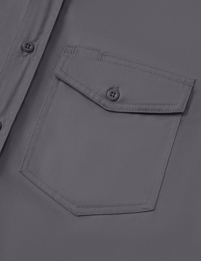 Welding Shirts for Men 7.5oz 100% Cotton Flame Resistant Fr Shirts NFPA2112 Men's Fire Retardant Welding Shirts