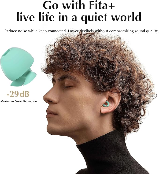 Soft Ear Plugs for Sleeping,Reusable Ear Plugs for Noise Reduction