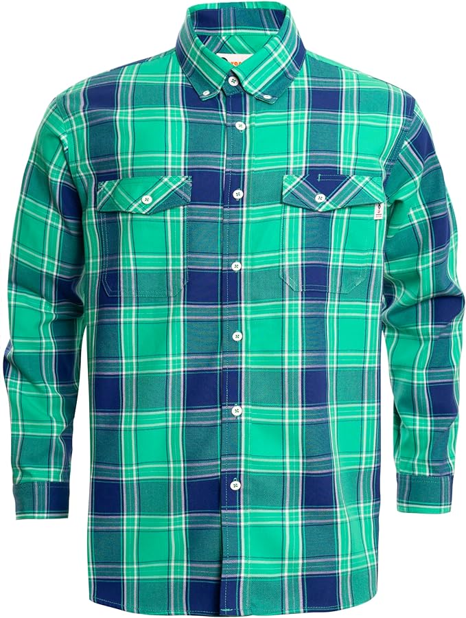 Welding Shirts for Men 7.5oz 100% Cotton Flame Resistant Fr Shirts NFPA2112 Men's Fire Retardant Welding Shirts