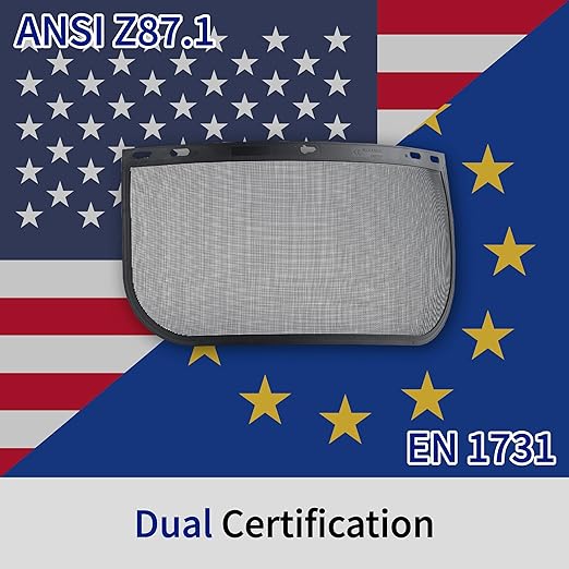 Blue Eagle Faceshield Replacement Visors (FC49M) | Steel Wire Mesh | 3 PCS