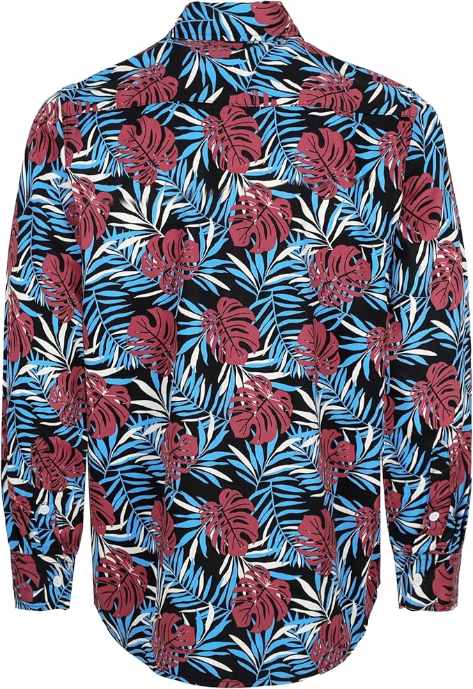 BOCOMAL FR Shirts Printed Paisley/Hawaii Lightweight Pearl Snaps/Button Down Flame Resistant NFPA2112 CAT2 Work Shirt