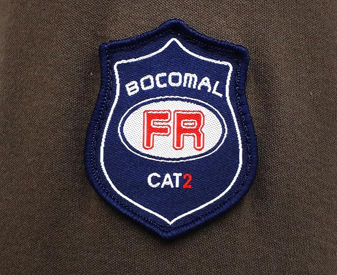 BOCOMAL FR Shirts Lightweight Classic Crew Long Sleeve Fire Resistant Shirt CAT2