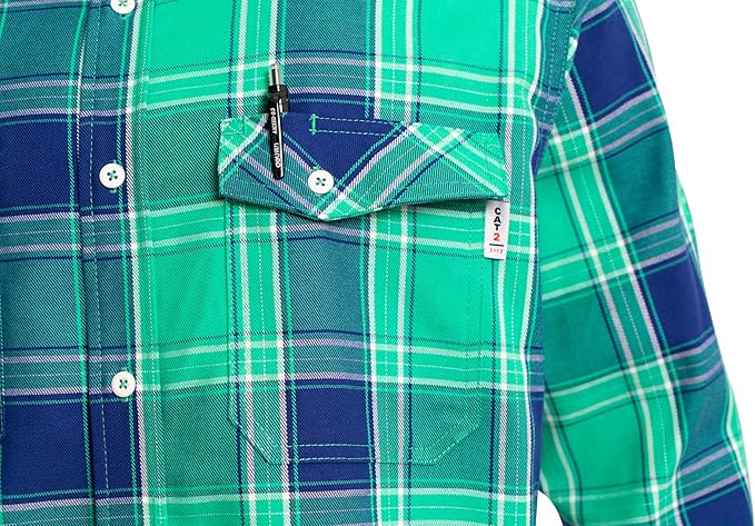 Welding Shirts for Men 7.5oz 100% Cotton Flame Resistant Fr Shirts NFPA2112 Men's Fire Retardant Welding Shirts