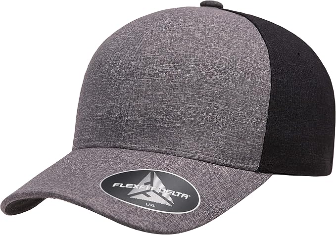 FlexFit Men's One Size Delta Seamless Cap, Maroon, Large-X-Large