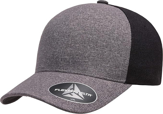 FlexFit Men's One Size Delta Seamless Cap, Maroon, Large-X-Large
