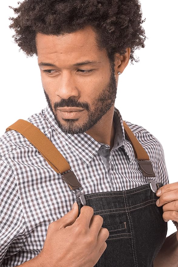 Chef Works Unisex Berkeley Short Bib Apron