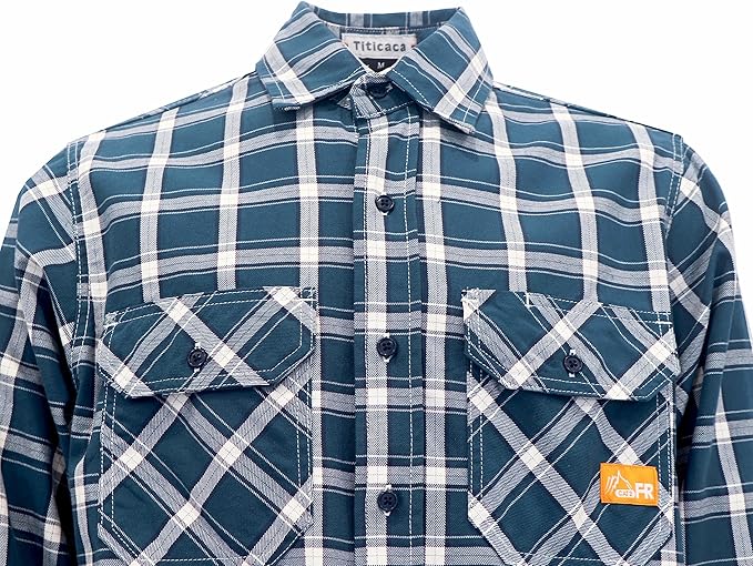 Titicaca FR Shirt Flame Resistant Work Shirt Men's Cotton 7.5oz Welding Shirt